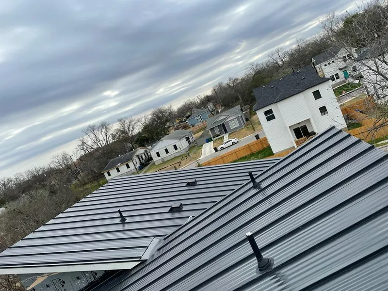 Standing seam metal roof panels with vents for Skylight Repair in Cranberry